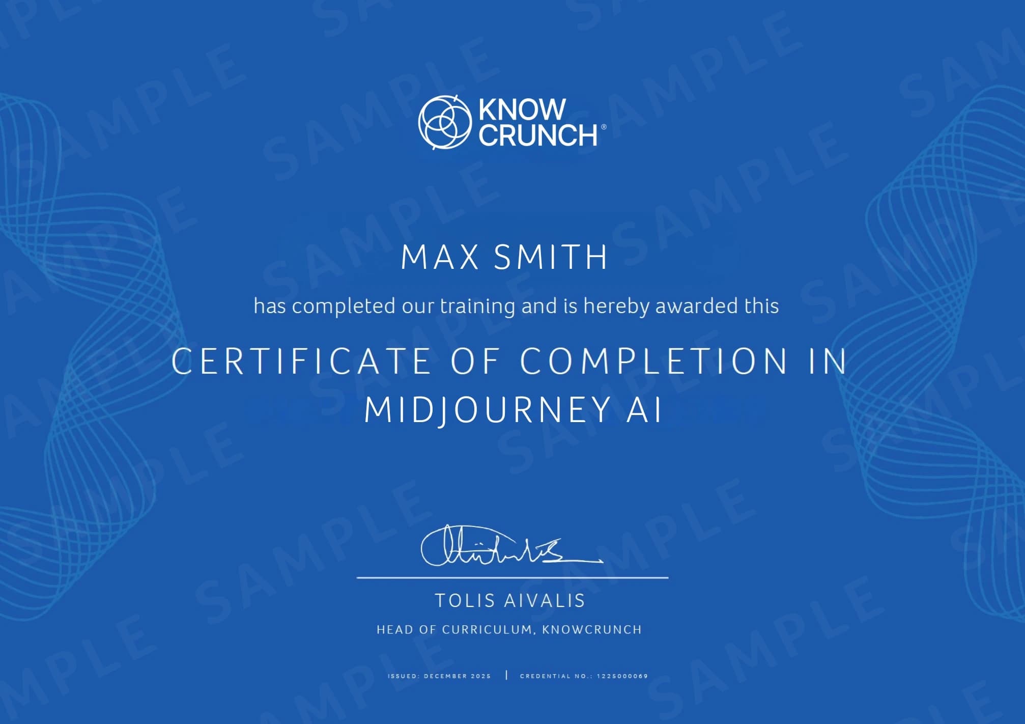 Professional certification diploma